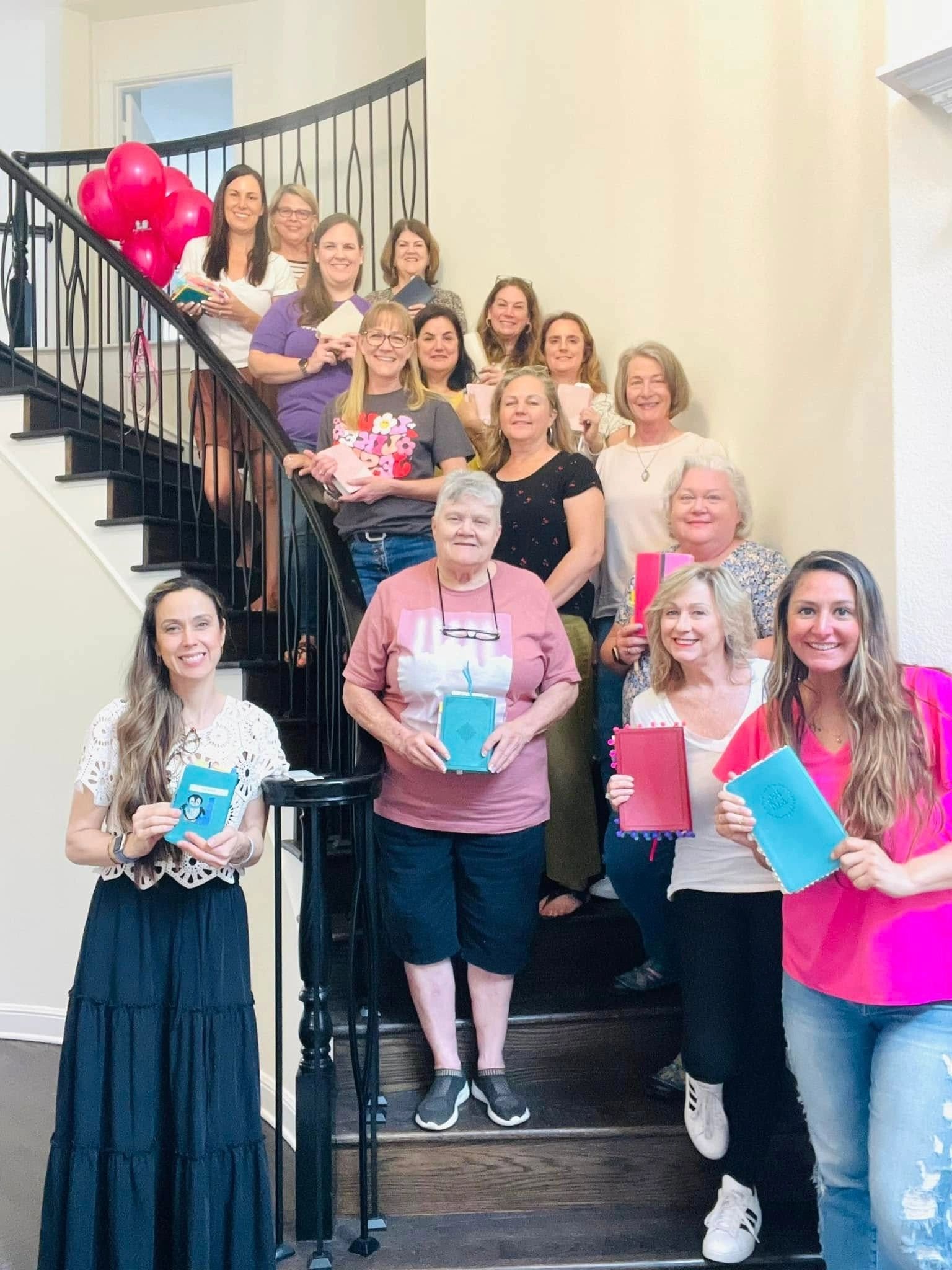 Brit speaking and teaching at a women's ministry workshop